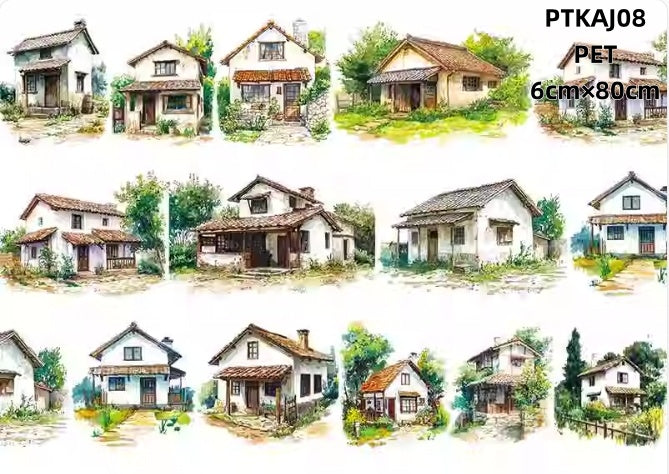 Xiao Ke Ai J ( Rural house,countryside ) 8 Styles LOOPS
