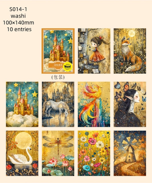 S014-Fairy Tale Secrets Washi 6 Styles
