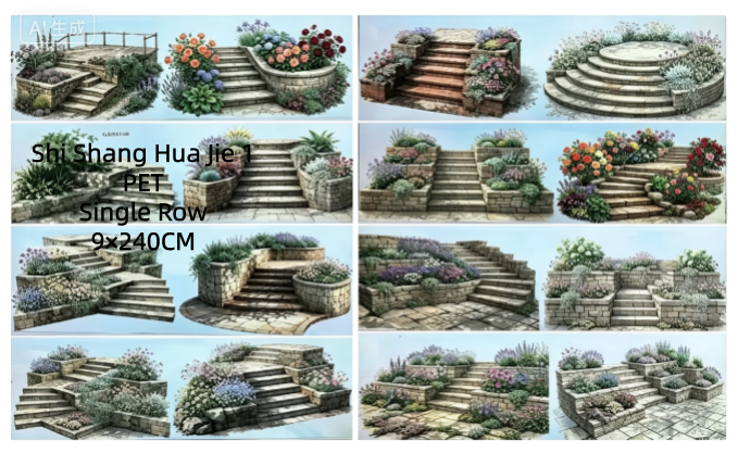 Limited Edition《Zhai Mao Ju 》Modern style steps and Stone steps (Loop)