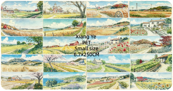 Limited Edition《Zhai Mao Ju 》Farmhouse ,Rural scenery (Loop)