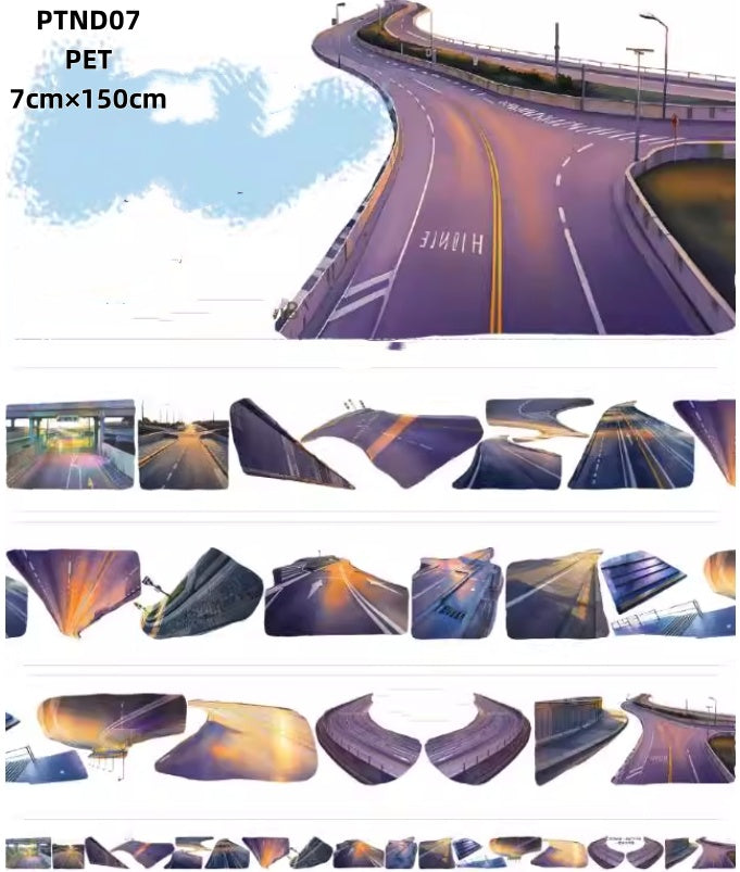 Nai Dong 7 （ Amusement park, hot air balloon ,kite ,fireworks ,castle,Nighttime road ,Rainy night road surface,city night view) 11 Styles  LOOPS