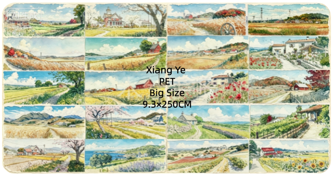 Limited Edition《Zhai Mao Ju 》Farmhouse ,Rural scenery (Loop)