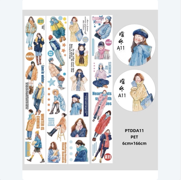 Ding Ding A1 ( chacater , sister ,girls ,clown , pear flower ) 12 Styles LOOPS