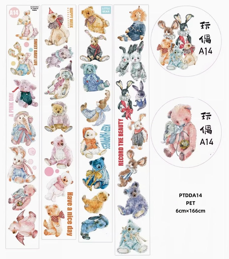 Ding Ding A2 ( house ,doll ,cat ,window ,rabbit ,the corner of the alley ,pear ) 7 Styles LOOPS