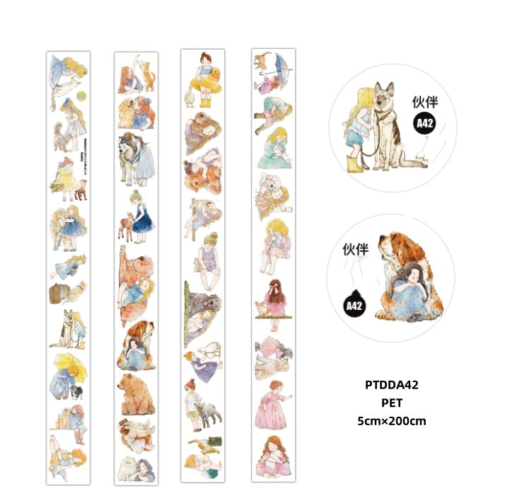 Ding Ding A1 ( chacater , sister ,girls ,clown , pear flower ) 12 Styles LOOPS