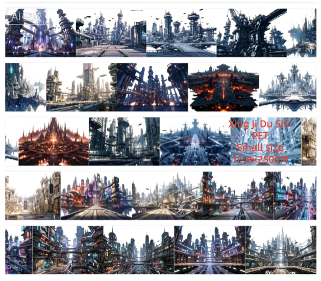 Limited Edition《Zhai Mao Ju 》Interstellar Metropolis，Interstellar Architecture, Interstellar Separation (Loop)